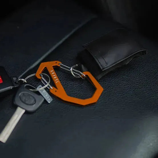 Double Gated Carabiner | Orange - Jetset Essentials