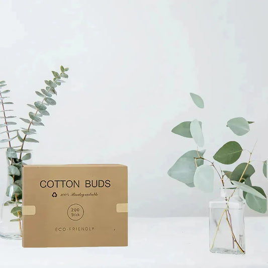 Eco-Friendly Bamboo Cotton Swabs - Jetset Essentials