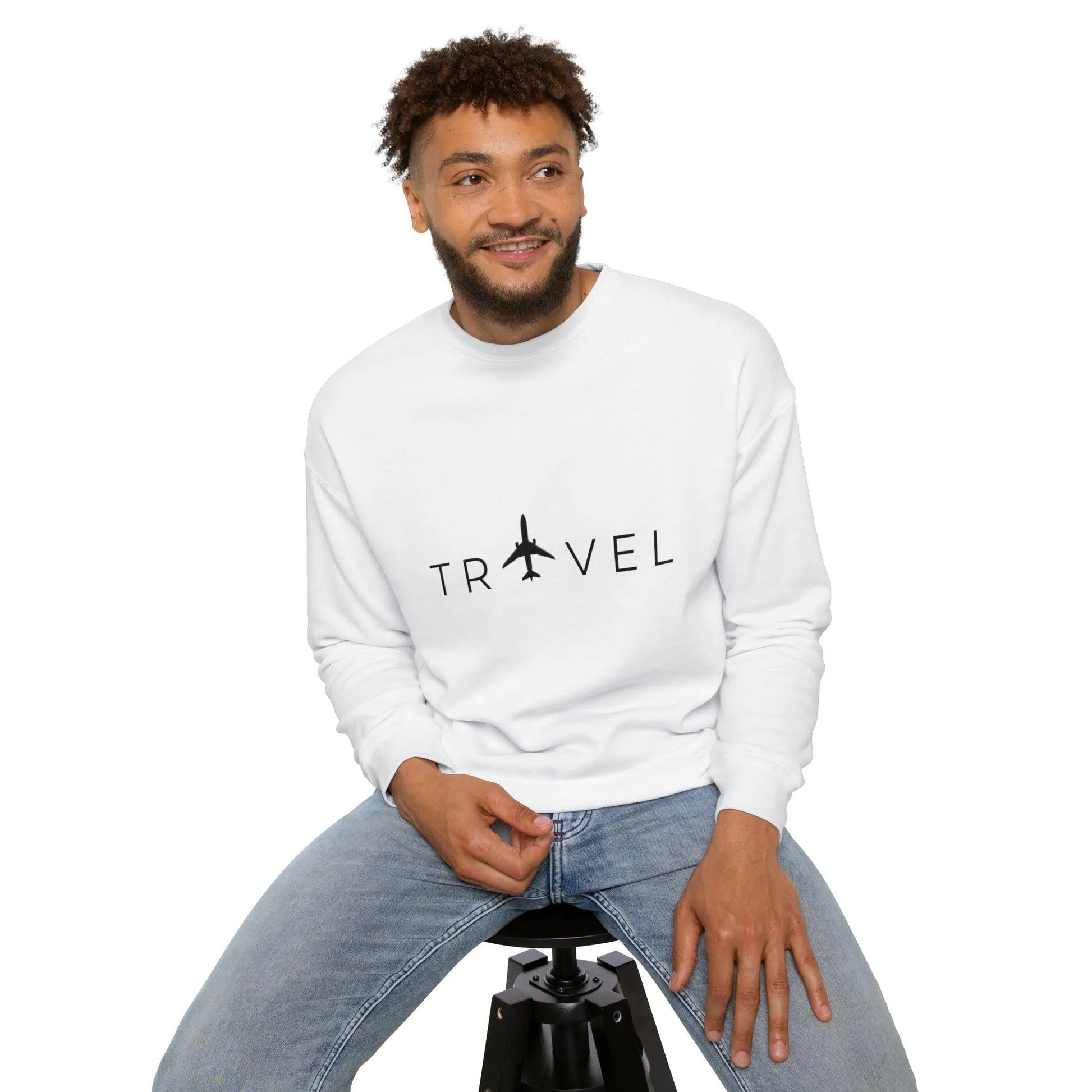 JetSet Travel Drop Shoulder Sweatshirt - Jetset Essentials